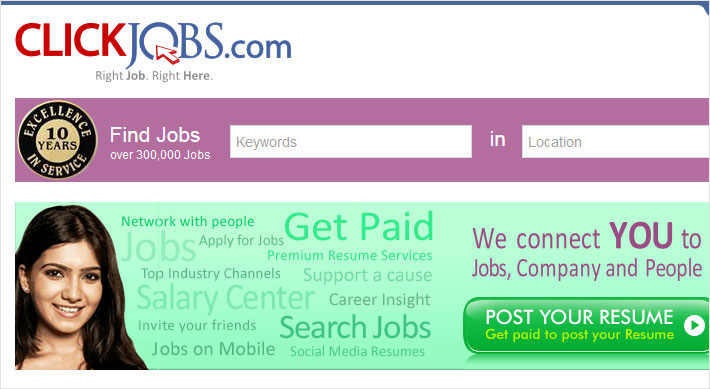 Clickjobs for Private Job