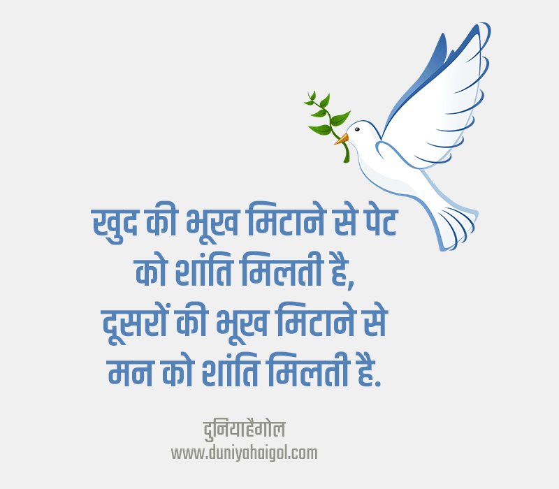 Peace Shayari in Hindi