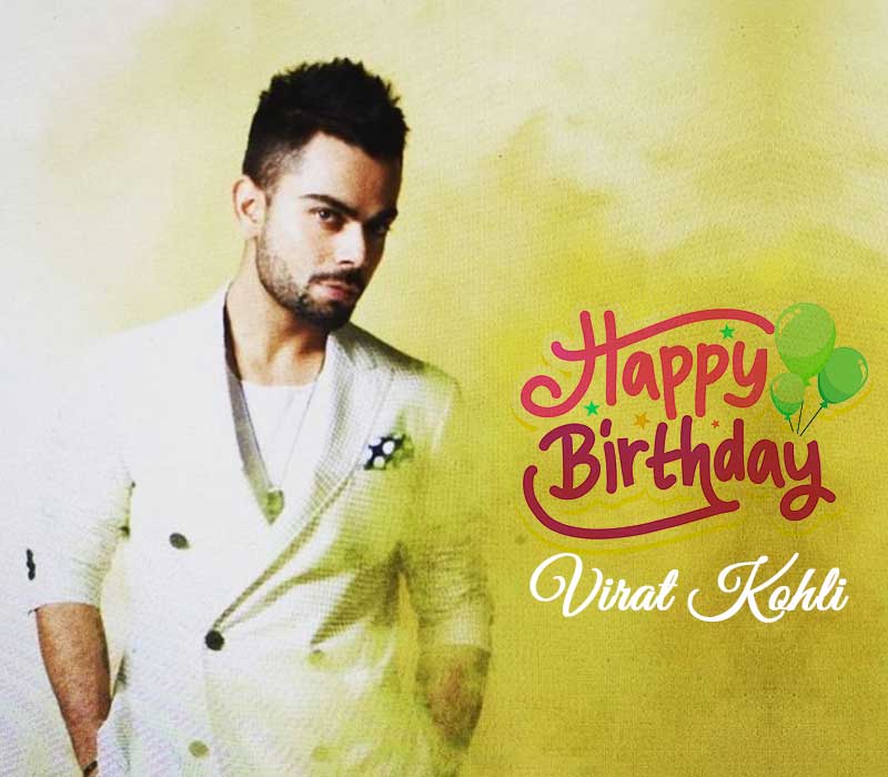 Happy Birthday Virat Kohli Image Download
