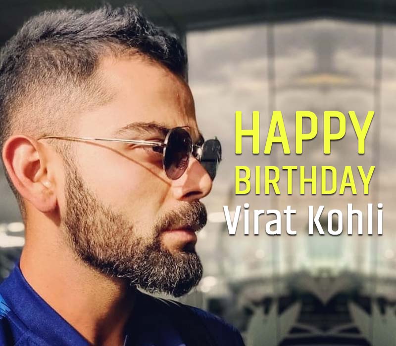 Happy Birthday Virat Kohli Wallpaper