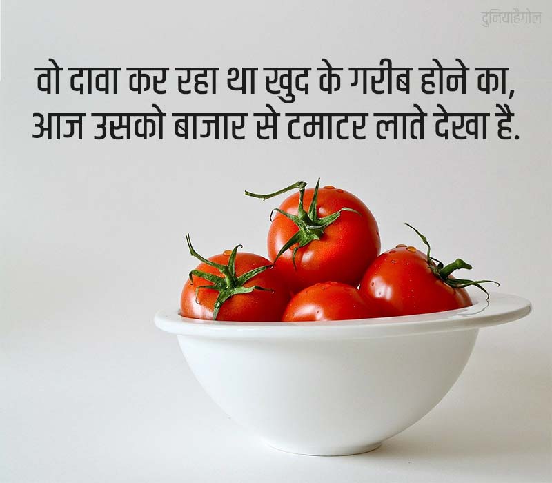 Tomato Status in Hindi