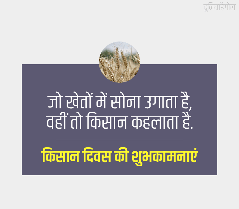 Farmer Poster in Hindi