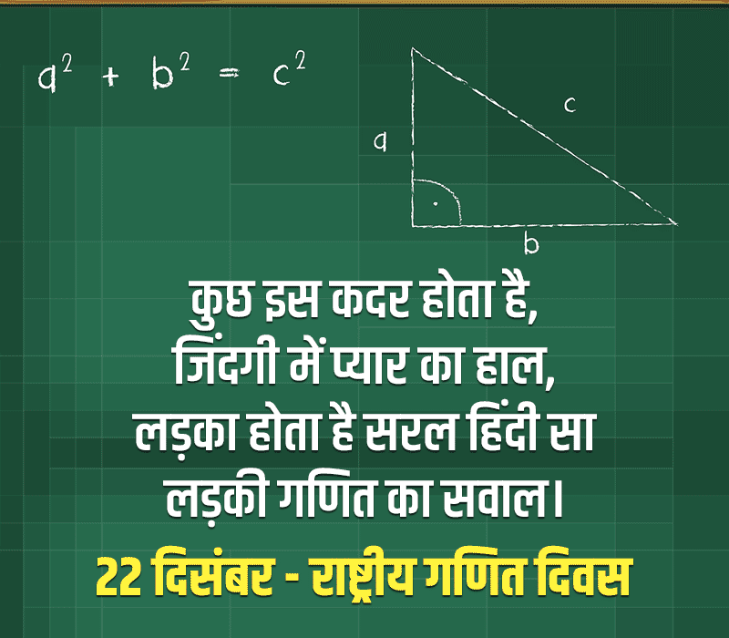 National Mathematics Day Shayari in Hindi