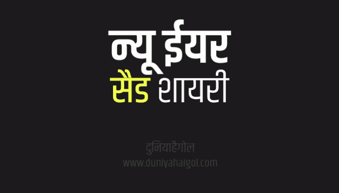 New Year Sad Shayari Image Photo Pic DP Wallpaper in Hindi