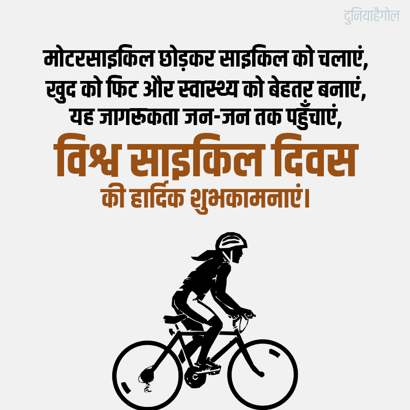 Bicycle Day Shayari in Hindi